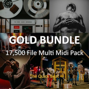 17 500 MIDI-loopar — R&B, Trap, Hiphop, Lo-Fi och mer – Ackord, melodier och trummor