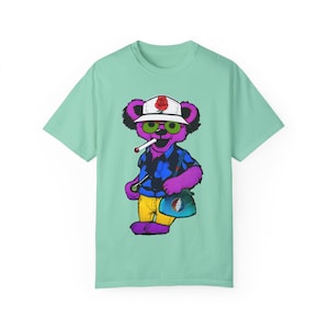 Dead & Company Garment-Dyed T-shirt, Sphere and Loathing in Las Vegas 2024, Grateful Dead Bear, Dead and Co., Hunter S. Thompson, The Sphere