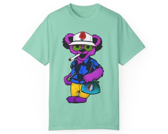 Camiseta teñida en prenda de Dead & Company, Esfera y asco en Las Vegas 2024, Grateful Dead Bear, Dead and Co., Hunter S. Thompson, La esfera