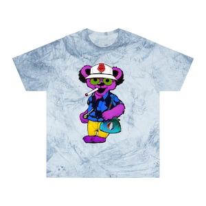 Dead & Company Tie Dyed T-Shirt, Sphere and Loathing in Las Vegas 2024, Grateful Dead Bear, Dead and Co., Hunter S. Thompson, The Sphere
