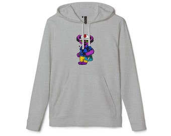 Sudadera con capucha de forro polar Adidas Dead & Company, Esfera y asco en Las Vegas 2024, Grateful Dead Bear, Dead and Co., Hunter S. Thompson, The Sphere