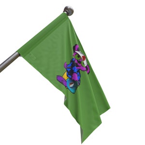 Grateful Dead Bear Hunter S. Thompson Flag, Dead & Company Sphere Concert Las Vegas, Dead Forever 2024, Dancing Bear Design