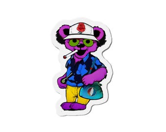 Imán del oso bailarín de Grateful Dead de Hunter S. Thompson / Esfera y asco en Las Vegas 2024