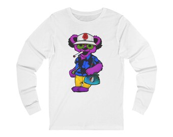 Camiseta de manga larga de Dead & Company: Hunter S. Thompson Dancing Bear, Esfera y asco en Las Vegas 2024