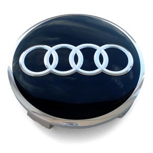 4 Stück 75 mm / 72 mm Radmitte Nabenkappen Abdeckungen für Audi Alufelgen 2.95 / 2.83 zoll A3 A4 A5 A6 A7 A8 Q3 Q5