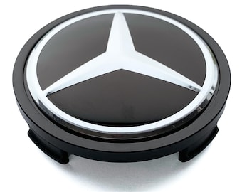 4 items 69mm / 68mm wheel center hub caps covers for Mercedes Benz rims 2.72 / 2.67 inch A B C E GL ML