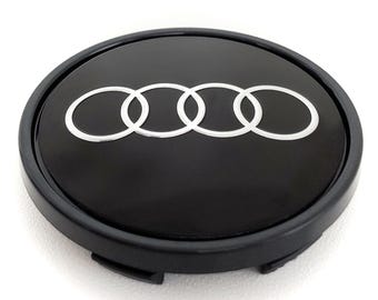 4 items 63mm / 57mm wheel center hub caps covers for AUDI rims 2.48 / 2.24 inch A3 A4 A5 A6 A7 A8