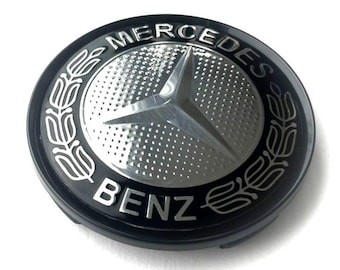 4 items 63mm / 58mm wheel center hub caps covers for Mercedes Benz rims 2.48 / 2.28 inch A B C E GL ML