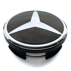 4 items 57mm / 49mm wheel center hub caps covers for Mercedes Benz rims 2.24 / 1.93 inch A B C E GL ML