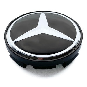 4 items 60mm / 58mm wheel center hub caps covers for Mercedes Benz rims 2.36 / 2.28 inch A B C E GL ML