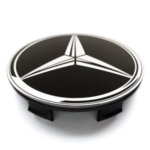 4 items 68,5mm / 66mm wheel center hub caps covers for Mercedes Benz rims 2.68 / 2.32 inch A B C E GL ML