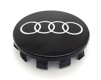 4 items 57mm / 53mm wheel center hub caps covers for AUDI rims 2.24 / 2.08 inch A3 A4 A5 A6 A7 A8