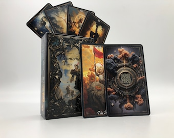 Baraja de Tarot Prometeo: 78 cartas de adivinación con códigos QR