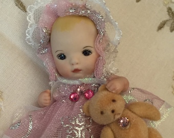 Miniature Baby Doll Ornament