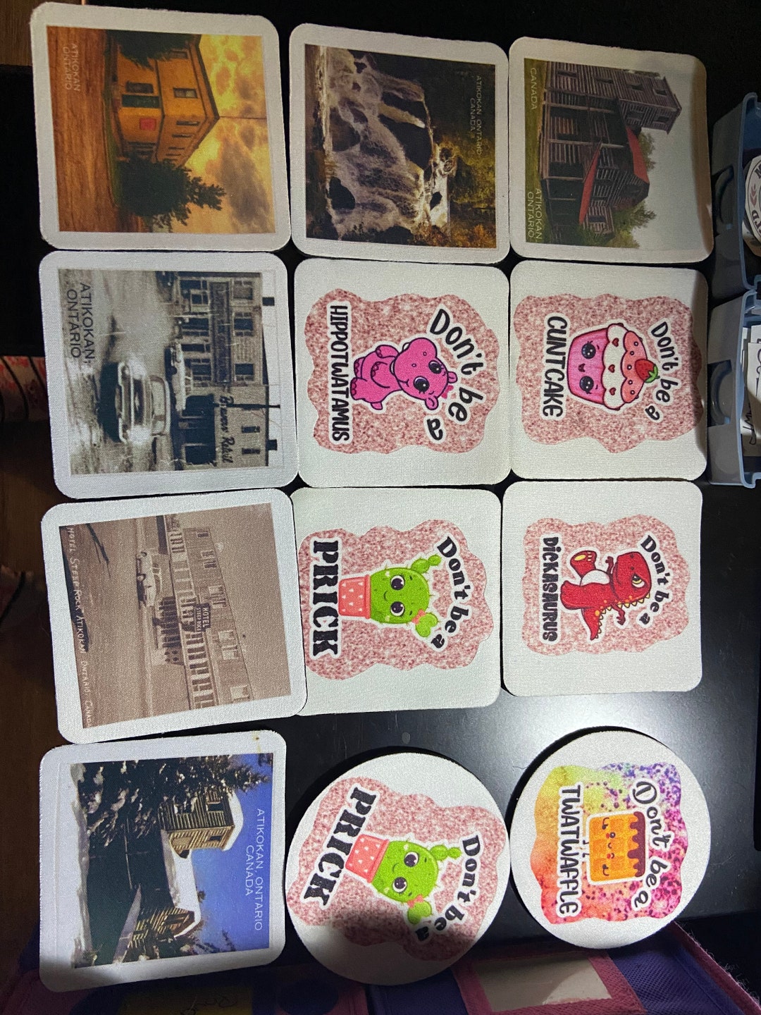 Magnets and Coasters - Etsy