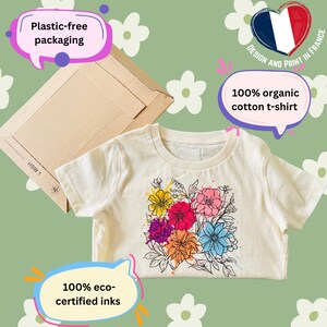 Fun Colorful Space Kids' T-Shirt, For Gift image 4