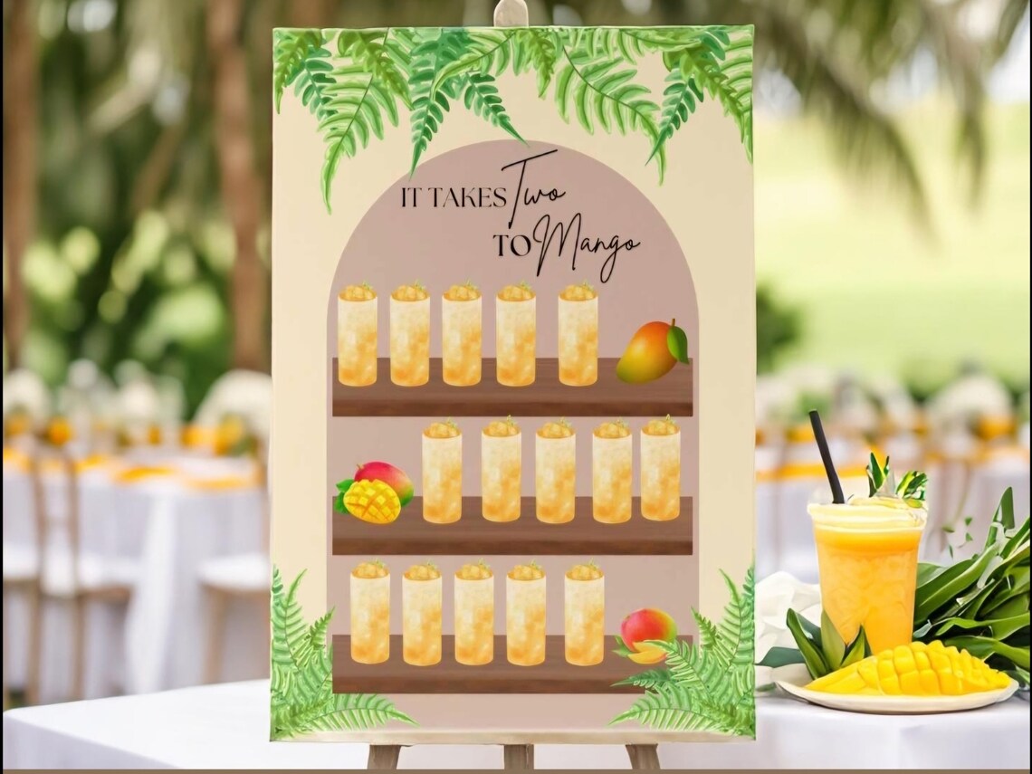 Mango Lassi Station Wall Stall Sign | Drink Beverage Poster | Birthday ...