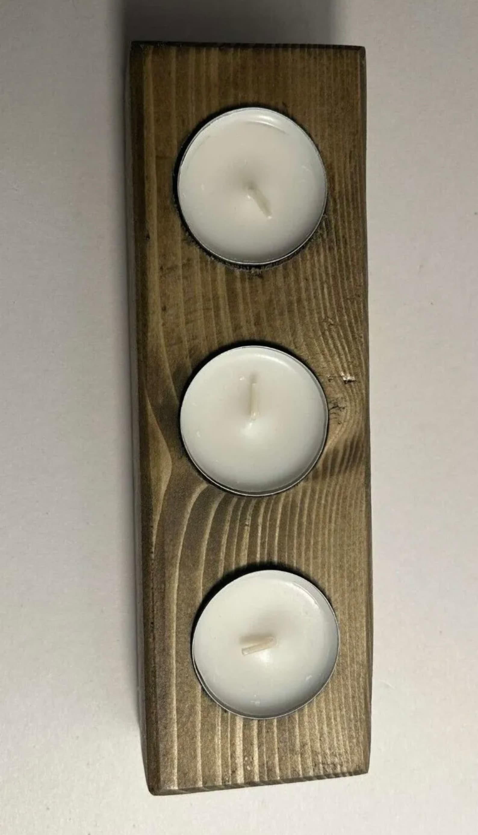 Home Decor Wooden Tea Light Candle Holder