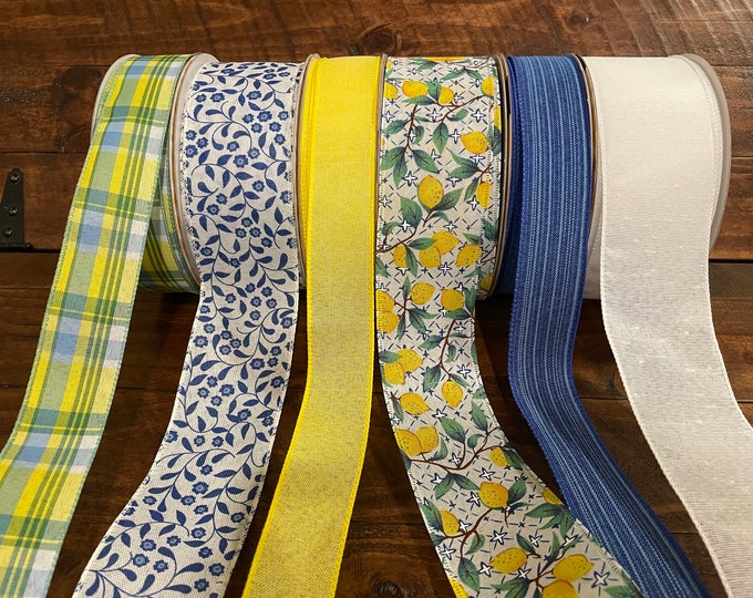 Spring Themed Wired Ribbon - Etsy