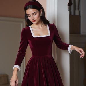 Velvet Shirt Dress - Etsy Canada