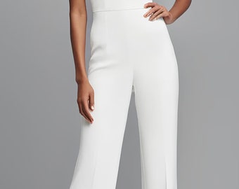 Wide Leg Jumpsuit, Palazzo Full Jumpsuit Sewing Pattern, PDF Sewing Pattern Instant Download, Easy Digital Pdf, US Sizes 2-30, Plus Size