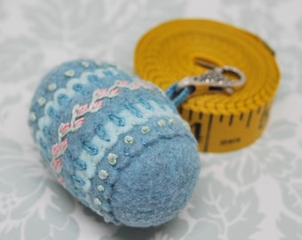 MADE TO ORDER free us ship - Delicate Spring Double Small Bottlecap pendant wearable chatelaine pincushion