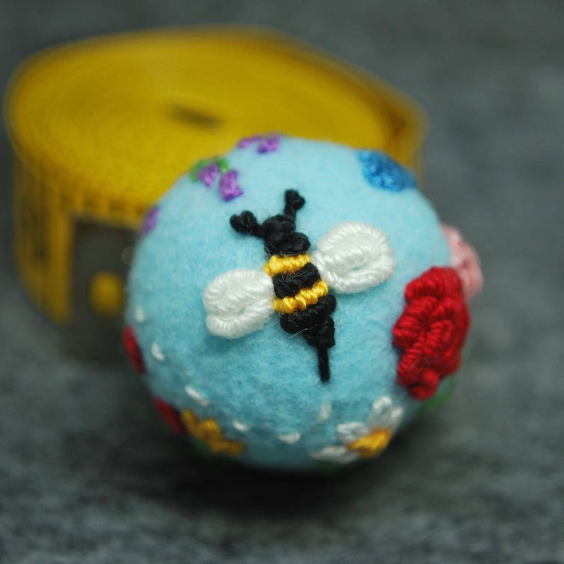 Made to Order - Bee's Delight Small Bottle Cap Pincushion Free Usa Ship ...