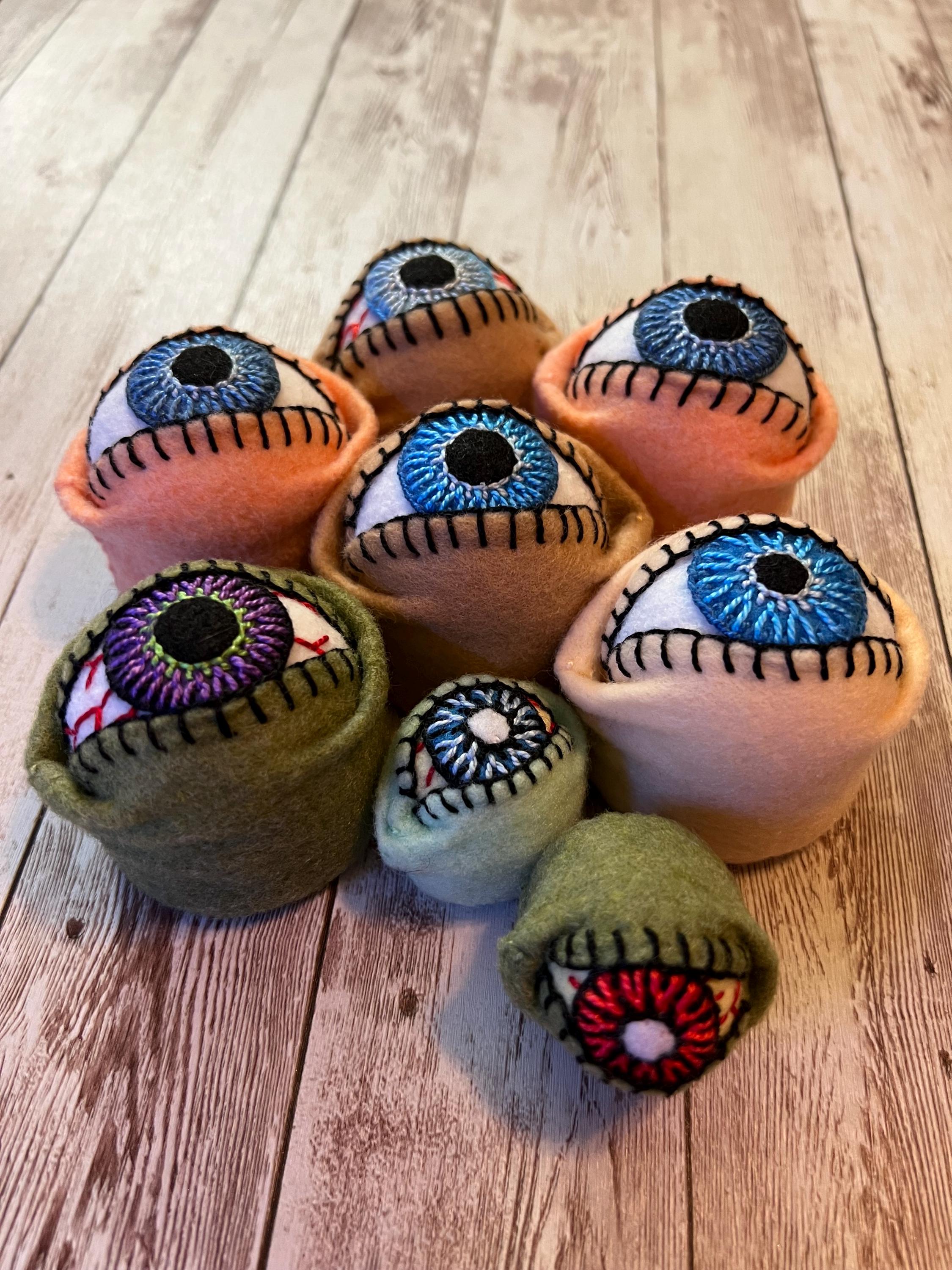 Eyeball Pincushion: the Original Creepy Witchy Zombie Voodoo