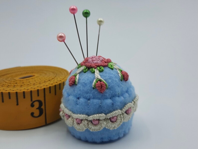 Made to order to order Tearoses Small size Bottlecap Pincushion free usa ship image 2