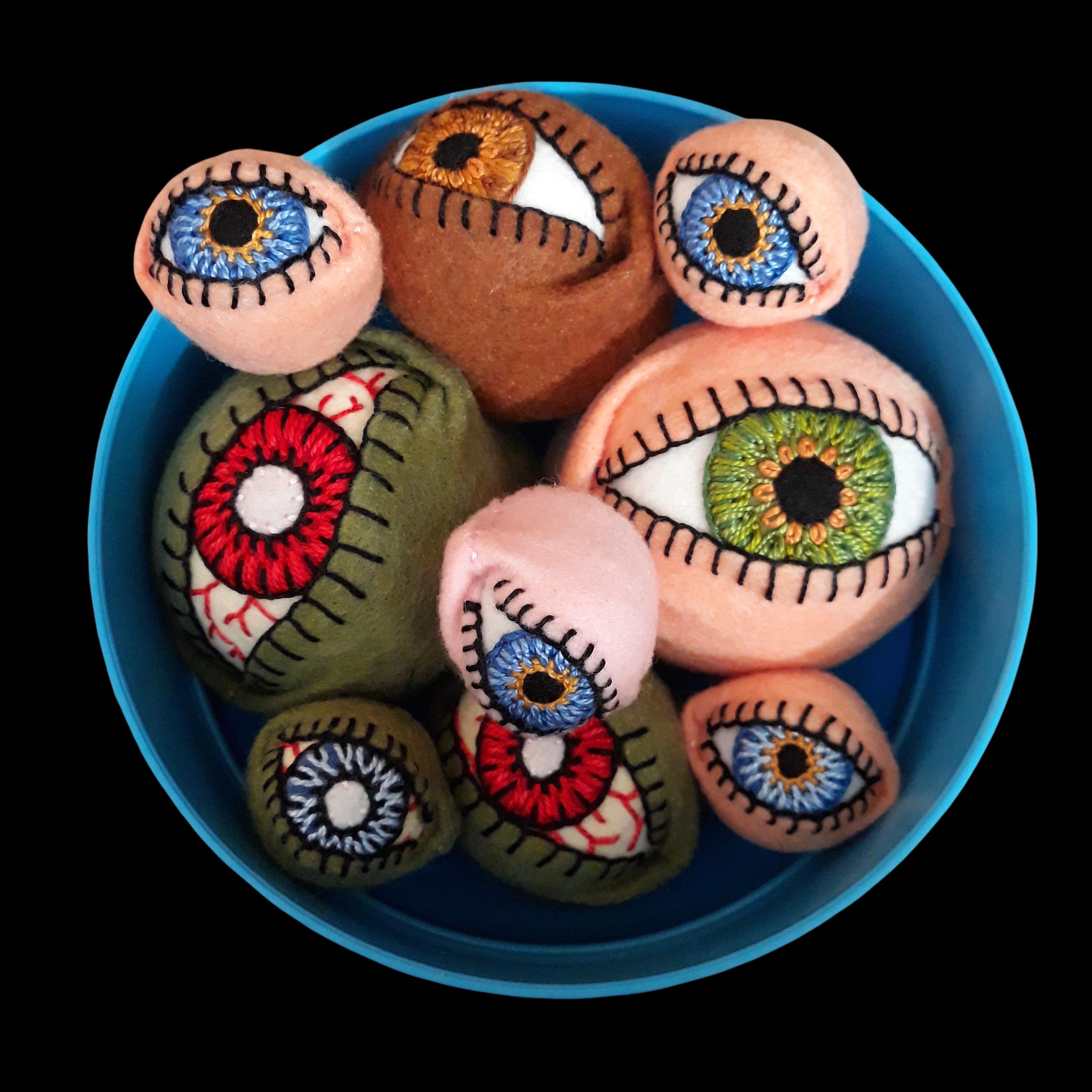 Eyeball Pincushion: the Original Creepy Witchy Zombie Voodoo