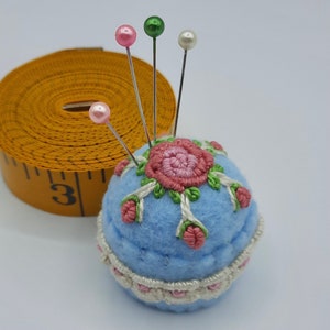 Made to order to order Tearoses Small size Bottlecap Pincushion free usa ship image 1