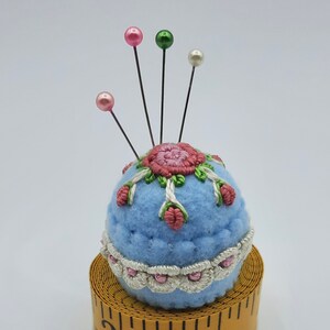 Made to order to order Tearoses Small size Bottlecap Pincushion free usa ship image 3