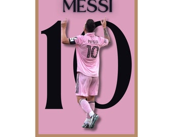 Lionel Messi Poster, Lionel Messi Printable, Lionel Messi Druck, Fußball Poster, Mid-Century Modern, Sofort Download, Geschenk