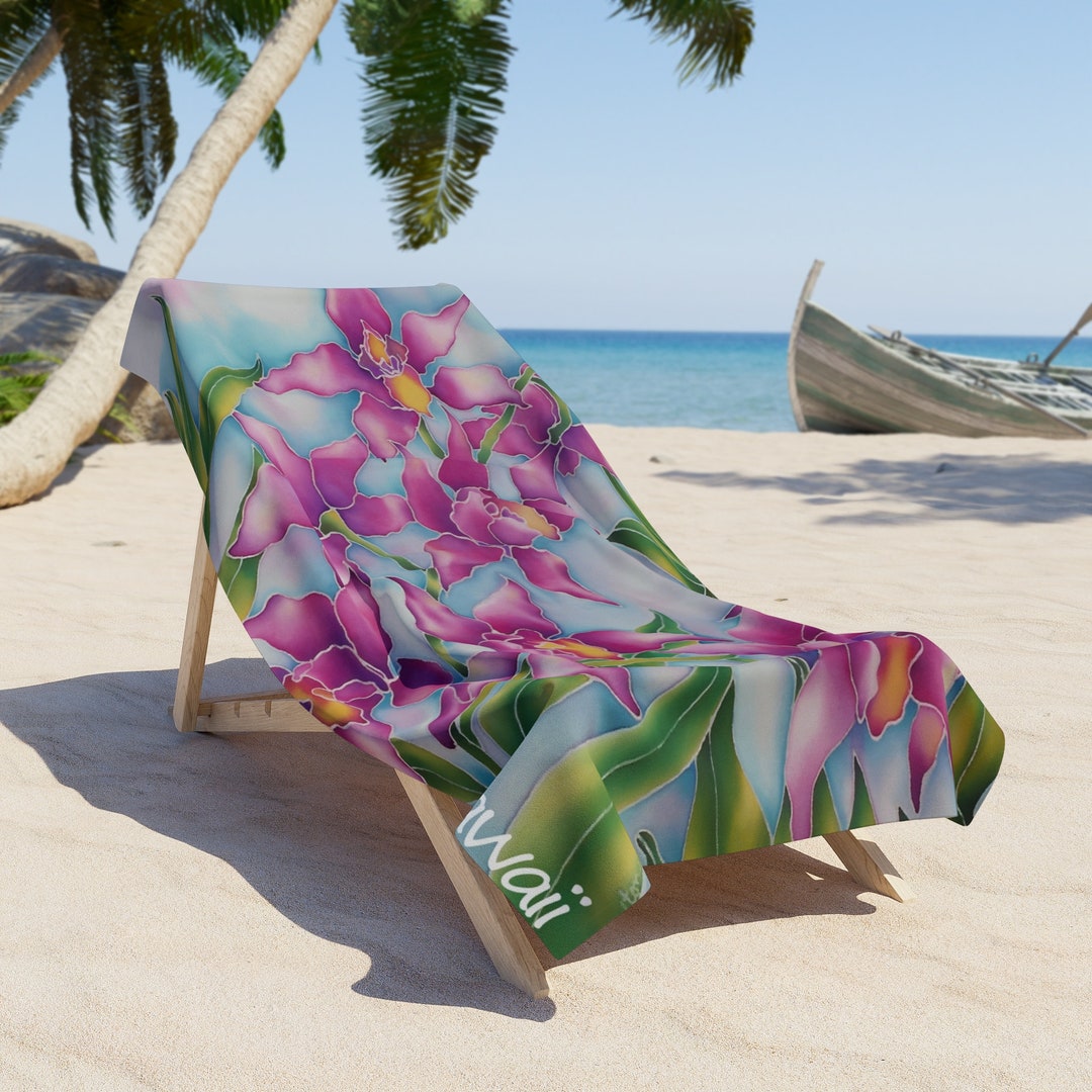 Pumpkin Spicey Florida Ma'am Beach Towel main image 1