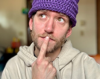 Crochet Gengar Beanie