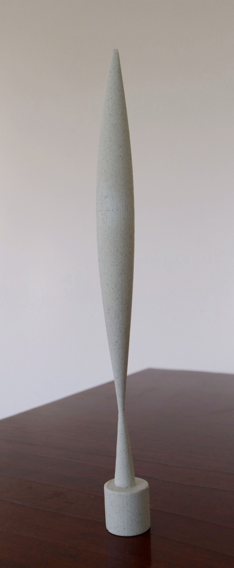 3D-gedruckte Reproduktion der Bird in Space-Skulptur von Constantin Brancusi Bild 7