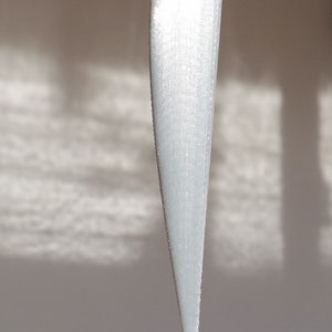 3D-gedruckte Reproduktion der Bird in Space-Skulptur von Constantin Brancusi Silber