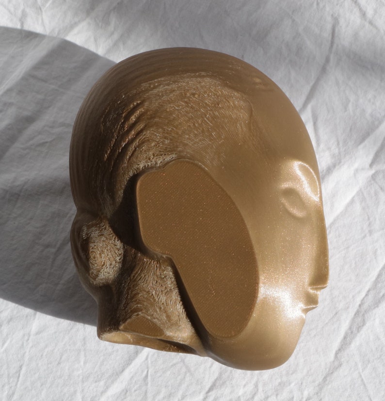 Reproduction imprimée en 3D de la sculpture de la Muse endormie de Constantin Brancusi image 6