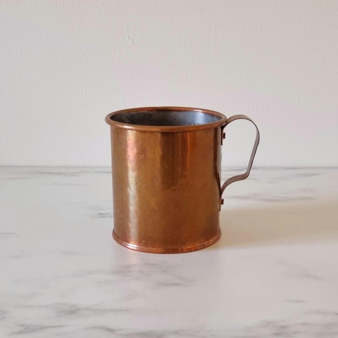 Swedish Vintage Copper Mug: Handmade Kitchen Decor - Etsy