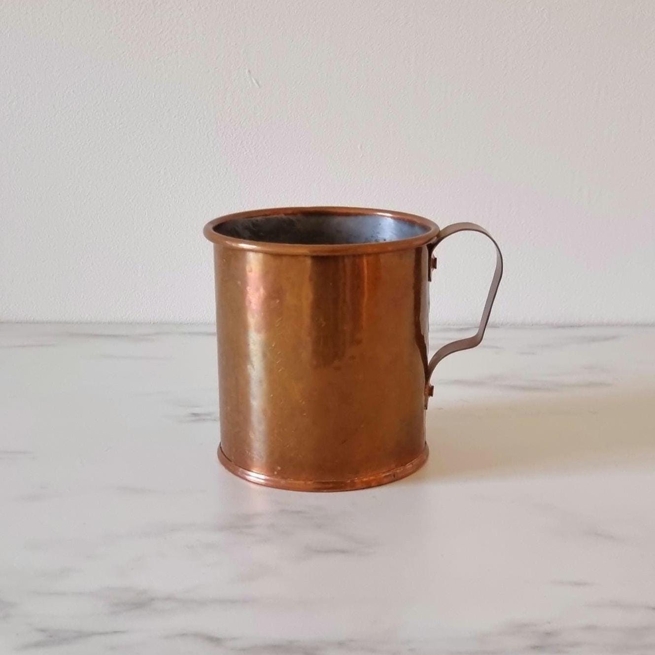 Swedish Vintage Copper Mug: Handmade Kitchen Decor - Etsy