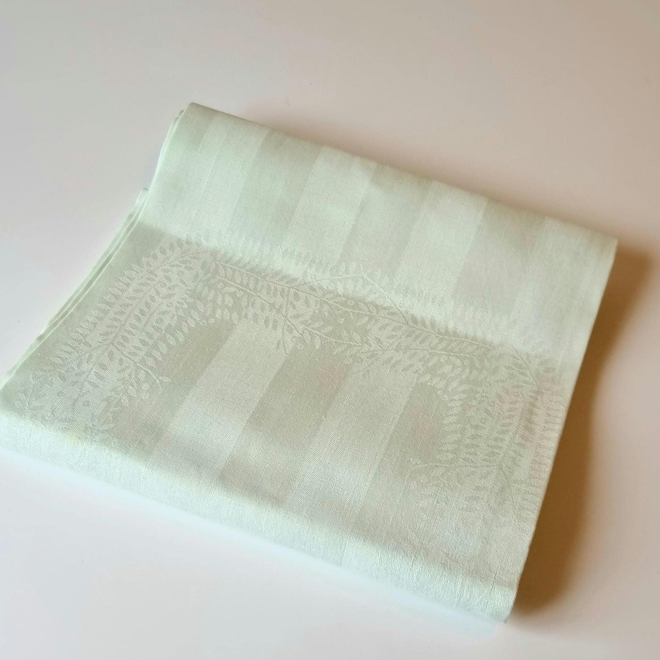 Early 1900s Linen Cloth Handmade Sweden - Unique Tablecloth