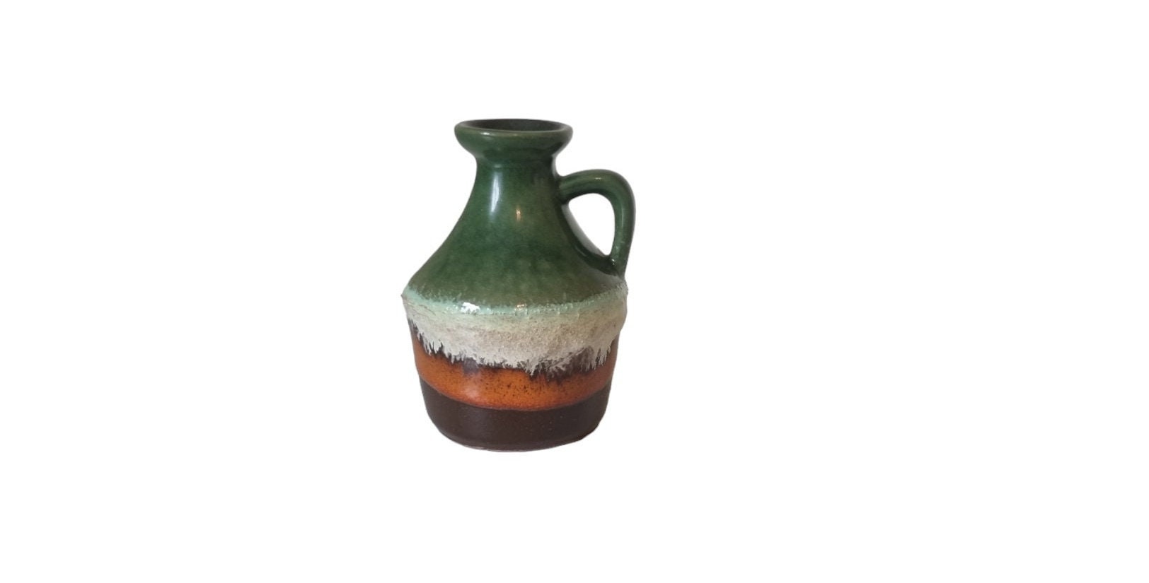 VEB Strehla 東ドイツ 1960-70年代 ヴィンテージ 花瓶 中古 W４ ヴィンテージ 東ドイツの花瓶 ミッドセンチュリー陶器 1970年代