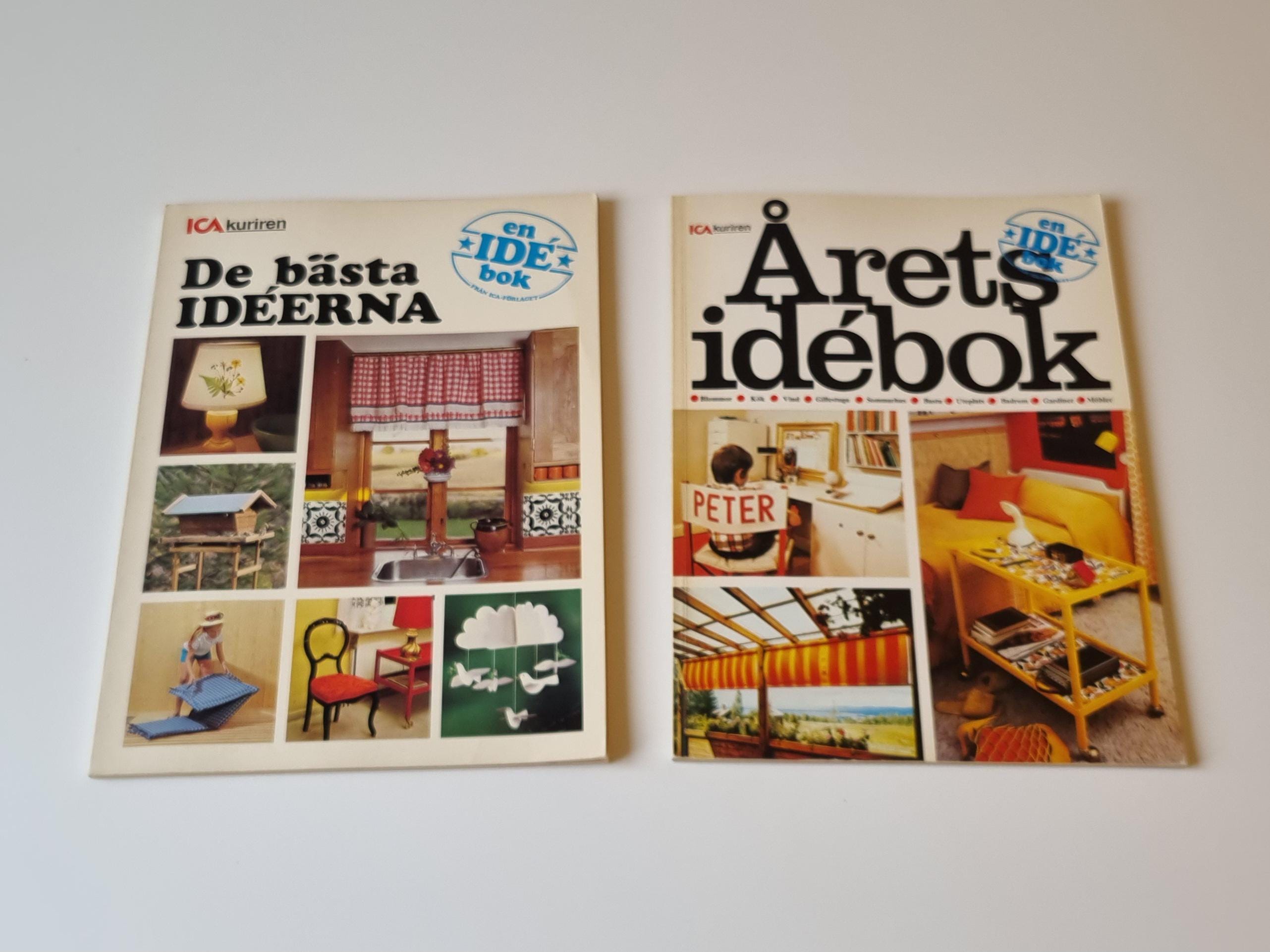 1970s Swedish Home Improvement Magazines: Scandinavian Home Decor, Retro Paper Craft and Furniture Guides