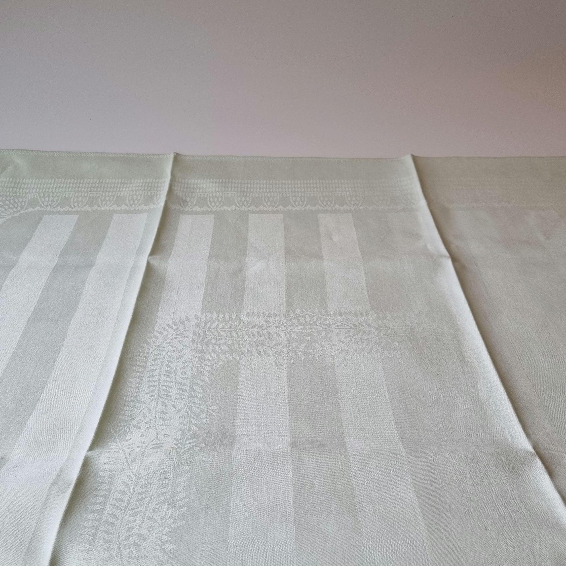 Early 1900s Linen Cloth Handmade Sweden - Unique Tablecloth