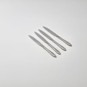 Vintage Gense Sweden Fruit Knives: Midcentury Stainless Steel Cutlery, Set of 4