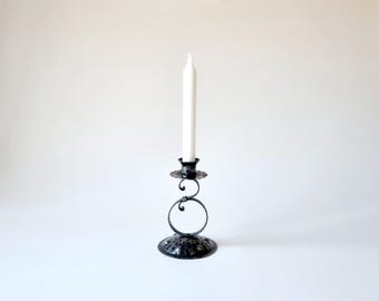 Vintage Kerzenständer gemütliche Akzente handgefertigte Schweden Einzigartige Kerzenhalter aus Metall mit schöner Handarbeit