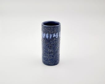 ヴィンテージスウェーデン陶器の花瓶：ライトブルーの陶器の水差し