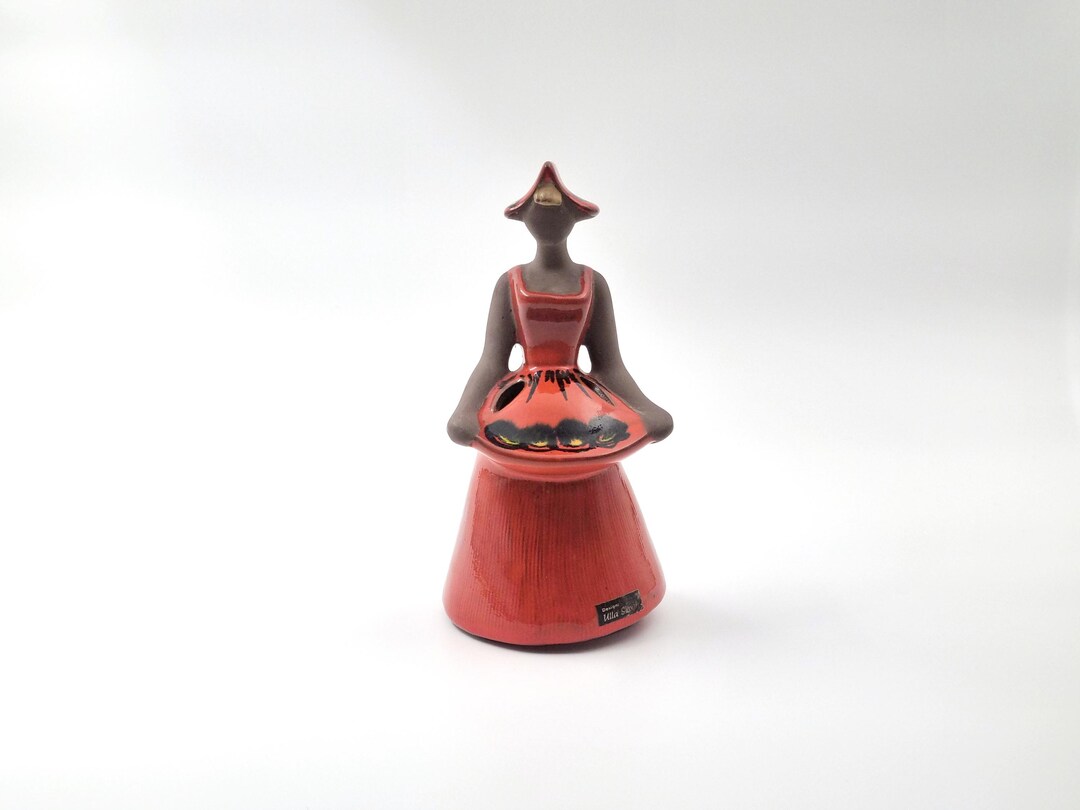 JIE Gantofta Flower Girl Vase: Ulla Skog スウェーデン陶芸、北欧