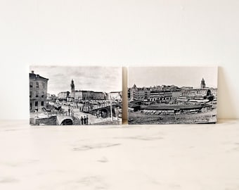 Impresiones fotográficas de la historia de Gotemburgo, Suecia: Gustaf Adolfs Torg & Saluhallen Kungstorget