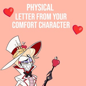 Carta física personalizada personalizada de tu personaje favorito de confort, anime, dibujos animados, películas, videojuegos, programas de televisión, cualquier fandom